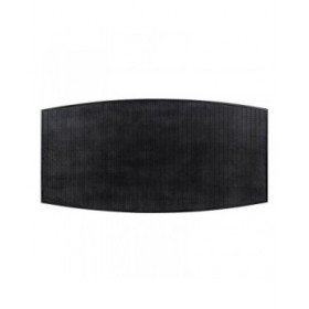 Tavolo da Pranzo OSLO Nero Naturale Legno Ferro Legno MDF 179 x 90 x 75 cm