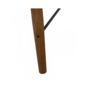 Tavolo da Pranzo OSLO Nero Naturale Legno Ferro Legno MDF 179 x 90 x 75 cm