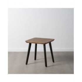 Tavolo aggiuntivo PAUL Nero Beige Ferro 58 x 58 x 60 cm