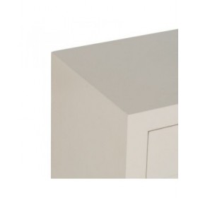 Comodino ORIENT Bianco Legno di abete Legno MDF 45 x 30 x 66 cm
