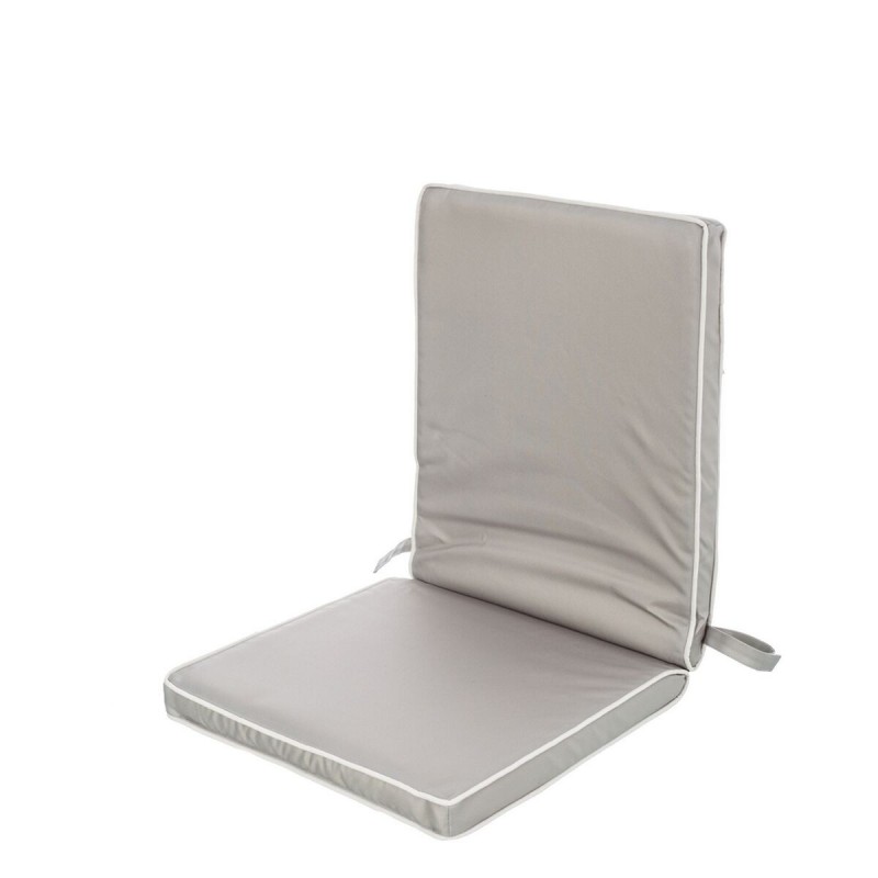 Cuscino per sedie 90 x 40 x 4 cm Grigio