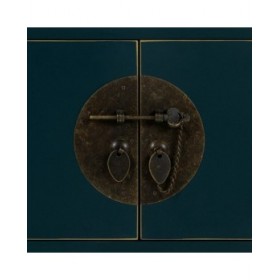 Comodino ORIENTE Azzurro Legno MDF 50 x 40 x 66 cm