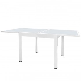 Tavolo Allungabile Thais 90 x 90 x 74 cm Alluminio