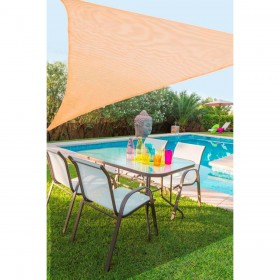 Stoffa 3 x 3 m Tenda 300 x 300 x 0,5 cm Beige Polietilene
