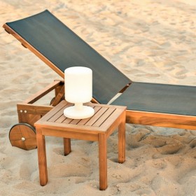 Tavolo aggiuntivo Nina Naturale 40 x 40 x 40 cm Acacia
