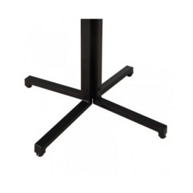 Tavolo Nero Naturale Legno MDF 60 x 60 x 75 cm