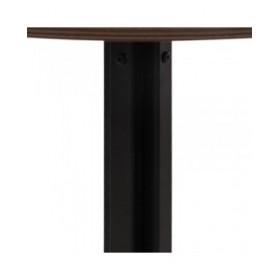 Tavolo Nero Naturale Legno MDF 60 x 60 x 75 cm
