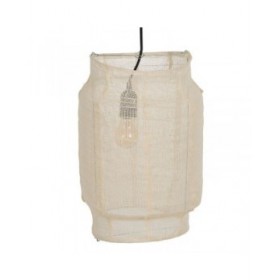 Lampadario Beige Ferro 220-240 V 30 x 30 x 41 cm