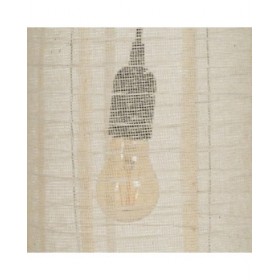 Lampadario Beige Ferro 220-240 V 20 x 20 x 42,5 cm
