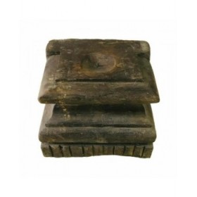 Candelabro Alexandra House Living Legno Riciclato 20 x 22 x 27 cm