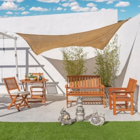 Vele parasole Tenda 3 x 3 m Bianco Polietilene 300 x 300 x 0,5 cm