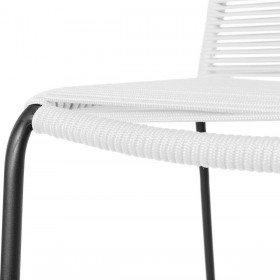 Sedia da giardino Antea 57 x 61 x 90 cm Corda Bianco