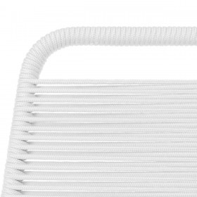 Sedia da giardino Antea 57 x 61 x 90 cm Corda Bianco