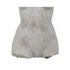 Vaso Grigio Cemento Busto 19 x 13,5 x 27 cm