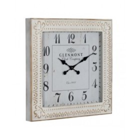 Orologio da Parete Bianco Ferro 60 x 60 x 6,5 cm
