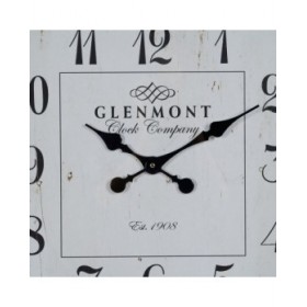 Orologio da Parete Bianco Ferro 60 x 60 x 6,5 cm