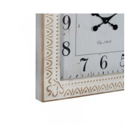 Orologio da Parete Bianco Ferro 60 x 60 x 6,5 cm