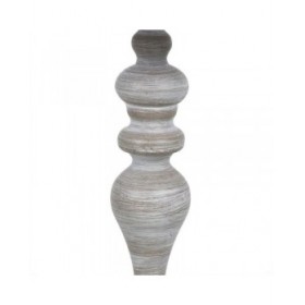 Lampada da tavolo Beige Grigio 60 W 220-240 V 25 x 25 x 50 cm