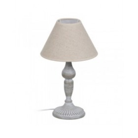 Lampada da tavolo Beige Grigio 60 W 220-240 V 20 x 20 x 34 cm