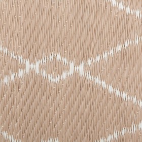 Tappeto per Esterni Zante 160 x 230 x 0,5 cm Beige polipropilene