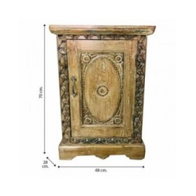 Comodino Alexandra House Living 28 x 70 x 48 cm