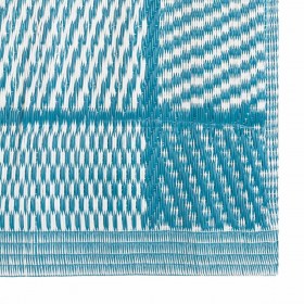Tappeto per Esterni Meis 160 x 230 x 0,5 cm Azzurro Bianco polipropilene