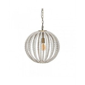 Lampadario Bianco Metallo 220-240 V 42,5 x 42,5 x 51 cm
