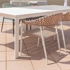 Sedia da giardino Nadia Biscuit Alluminio
