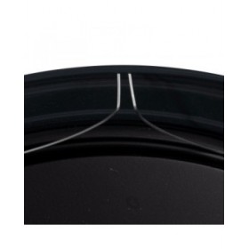 Orologio da Parete Bianco Nero Ferro 70 x 70 x 6,5 cm