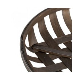 Set di Cestini Marrone Legno 51 x 51 x 9 cm (3 Unità)
