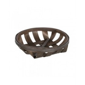 Set di Cestini Marrone Legno 51 x 51 x 9 cm (3 Unità)