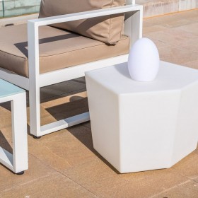 Tavolo aggiuntivo Penta Bianco Polietilene 40 x 33 x 38,5 cm