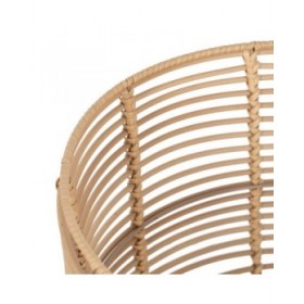 Set di Cesti Naturale Resina 35 x 35 x 29 cm (3 Pezzi)