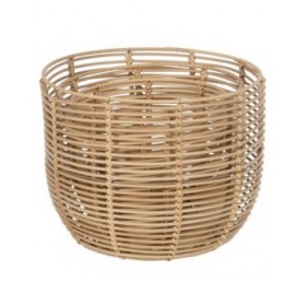 Set di Cesti Naturale Resina 35 x 35 x 29 cm (3 Pezzi)