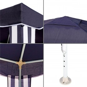 Pergola Poliestere Acciaio 300 x 300 x 245 cm