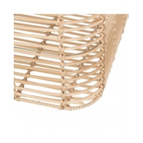Set di Cesti Naturale Resina 46 x 35 x 23 cm (4 Unità)