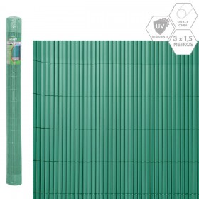 Recinzione da Giardino Verde PVC 1 x 300 x 150 cm