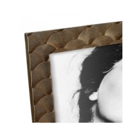 Cornice Portafoto Dorato Poliresina 17,2 x 1,5 x 22,3 cm