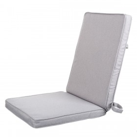 Cuscino per sedie Grigio 123 x 48 x 4 cm