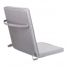 Cuscino per sedie Grigio 123 x 48 x 4 cm