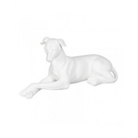 Statua Decorativa Bianco Cane 18 x 12,5 x 37 cm
