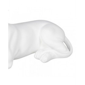 Statua Decorativa Bianco Cane 18 x 12,5 x 37 cm