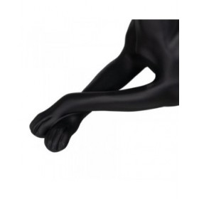 Statua Decorativa Nero Cane 37,5 x 13,5 x 22 cm