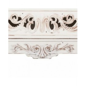 Cassettiera Alexandra House Living Bianco Legno di abete Legno MDF 38 x 76 x 86 cm