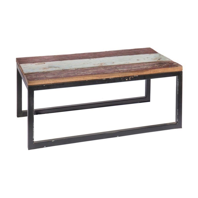 Tavolino da Caffè Calypso Marrone Legno Ferro 90 x 50 x 38 cm