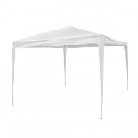 Pergola Rafia Acciaio 300 x 300 x 240 cm Bianco