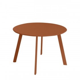 Tavolo Marzia Terracotta Acciaio 60 x 60 x 42 cm
