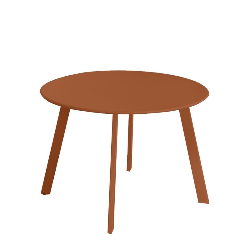Tavolo Marzia Terracotta Acciaio 60 x 60 x 42 cm