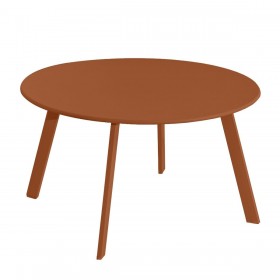 Tavolo Marzia Terracotta Acciaio 70 x 70 x 40 cm