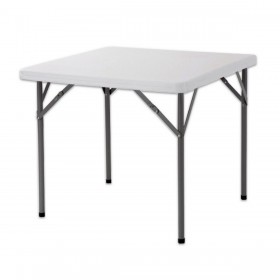 Tavolo Pieghevole Catering Bianco 87 x 87 x 74 cm